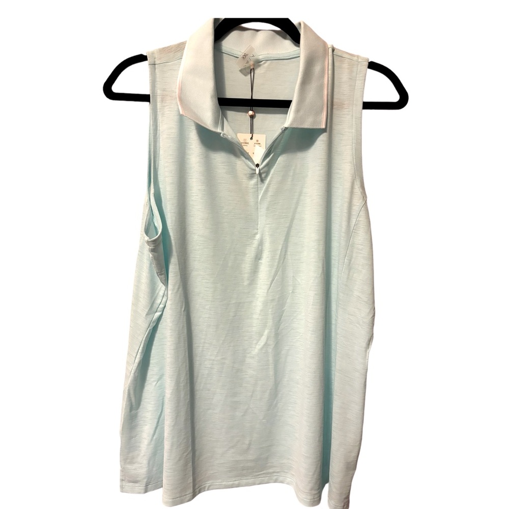 Calia Golf - Half Zip, Collared Tank Top
